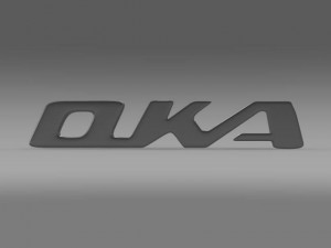 oka logo Modelo 3D