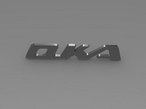 oka logo Modelo 3D