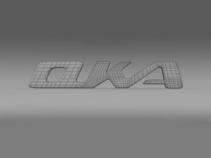 oka logo Modelo 3D