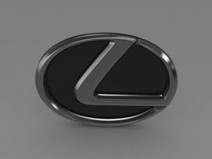 lexus motors logo 3D Model
