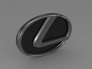 lexus motors logo 3D Model