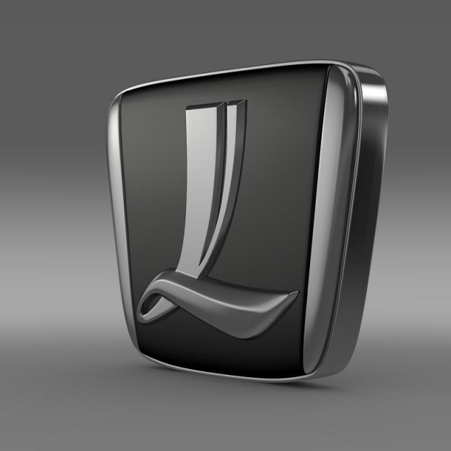 luxgen logo Model 3D .c4d .max .obj .3ds .fbx .stl .blend 