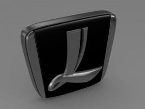 luxgen logo Model 3D