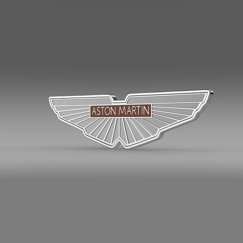 aston martin zagato logo 3D Model .c4d .max .obj .3ds .fbx .stl .blend