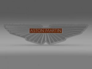 aston martin zagato logo 3D Model