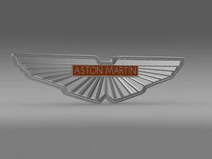 aston martin zagato logo 3D Model