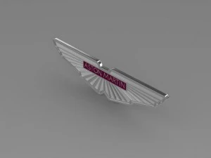 aston martin zagato logo 3D Model