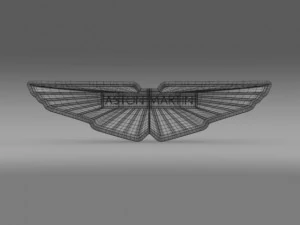 aston martin zagato logo 3D Model