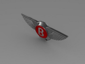 bentley new logo 3D Модель