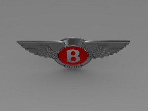 bentley new logo 3D Модель
