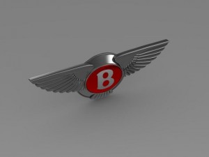 bentley new logo 3D Модель
