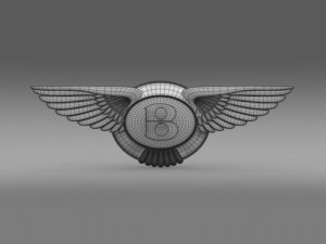 bentley new logo 3D Модель