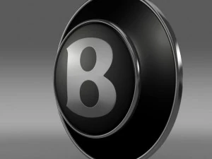 ベントレーホイールのロゴ 3Dモデル