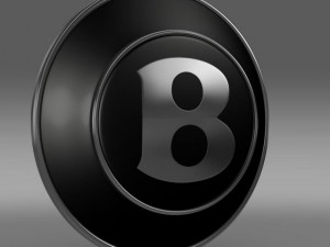 bentley wheel logo 3D Model