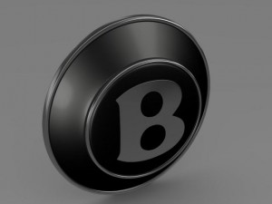 bentley wheel logo 3D Model