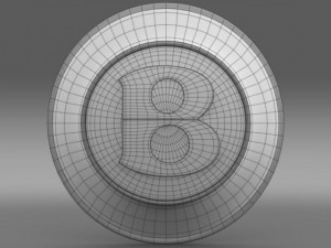 bentley wheel logo 3D Model