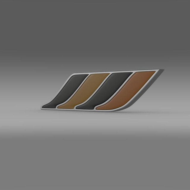 caparo logo Model 3D .c4d .max .obj .3ds .fbx .stl .blend 