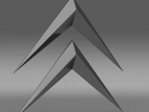 citroen old logo 3D Model