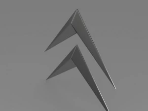 citroen old logo 3D Model