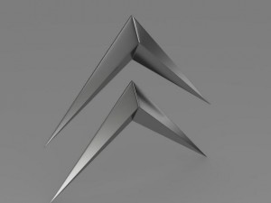 citroen old logo 3Dモデル