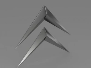 citroen old logo 3D Model