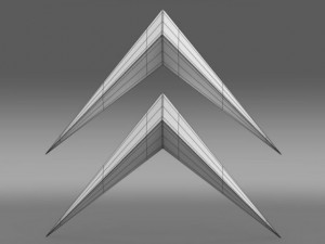 citroen old logo 3Dモデル