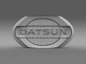 datsun logo Model 3D