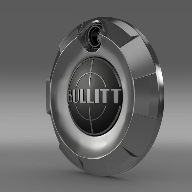 ford mustang bullit logo Modello 3D .c4d .max .obj .3ds .fbx .stl .blend 