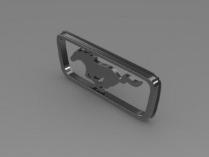 ford mustang pony logo Modello 3D