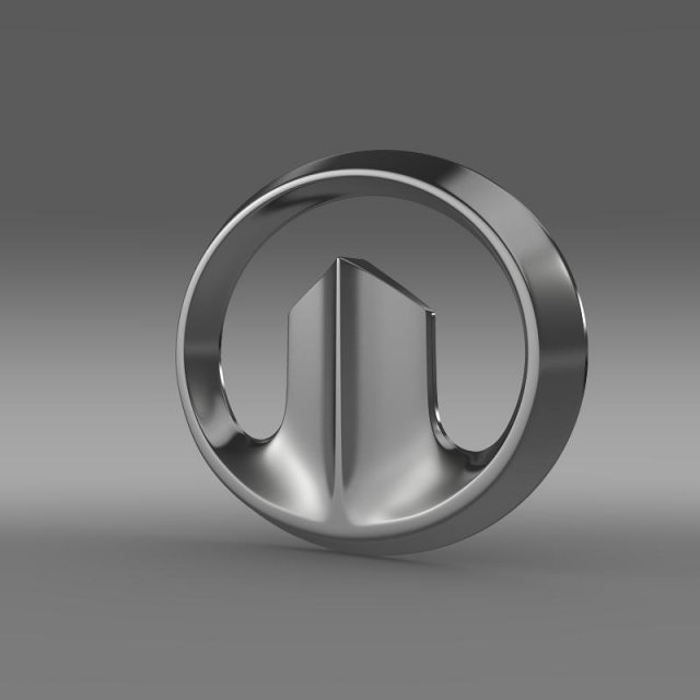 great wall new logo Model 3D .c4d .max .obj .3ds .fbx .stl .blend