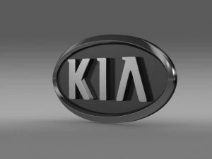 logotipo da kia motores Modelo 3D