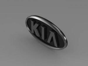 kia motors logo 3D Model
