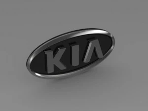 kia motors logo 3D Model