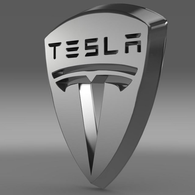 tesla logo 3D मॉडल .c4d .max .obj .3ds .fbx .stl .blend 