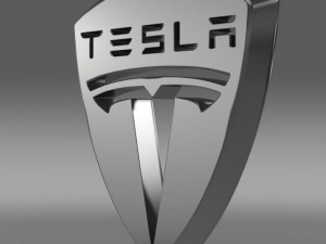 tesla logo 3D Model