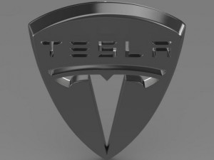 tesla logo 3D मॉडल