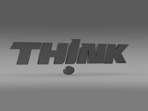 think logo 3D 模型