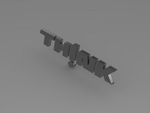 think logo 3D 模型