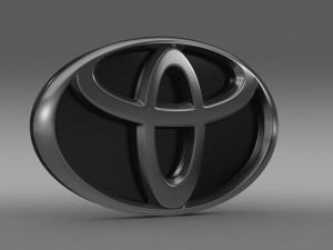 toyota motors logo 3D Model