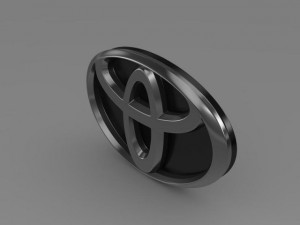 toyota motors logo 3D Model