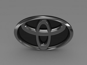 toyota motors logo 3D Model