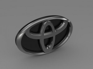 toyota motors logo 3D Model