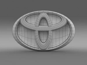 toyota motors logo 3D Model