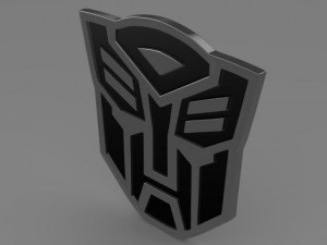 transformer logo Modèle 3D