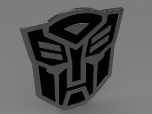 transformer logo Modèle 3D