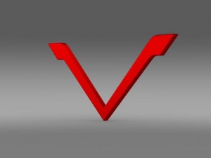 venturi logo Modelo 3D