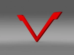 logo Venturi Modello 3D