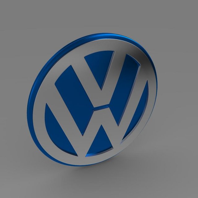 Volkswagen Logo por Nathan S  Descargar modelo STL gratuito