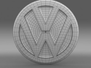 volkswagen group logo 3D मॉडल