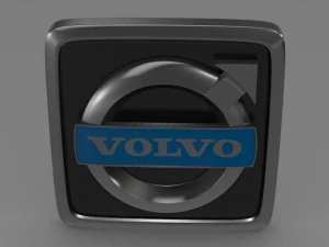 volvo truck logo 3D Model